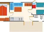 Půdorys MOBIL HOME PINETA 4+1